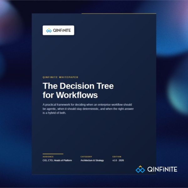 The decision tree for workflows